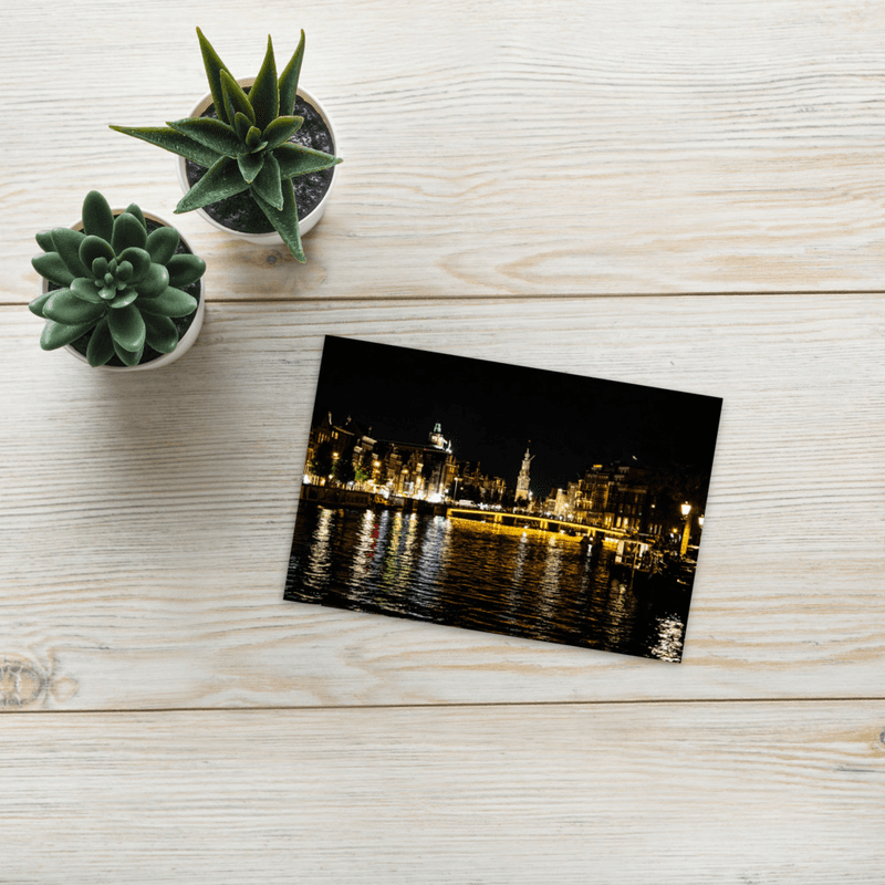 Dutch Night Glow Postcard