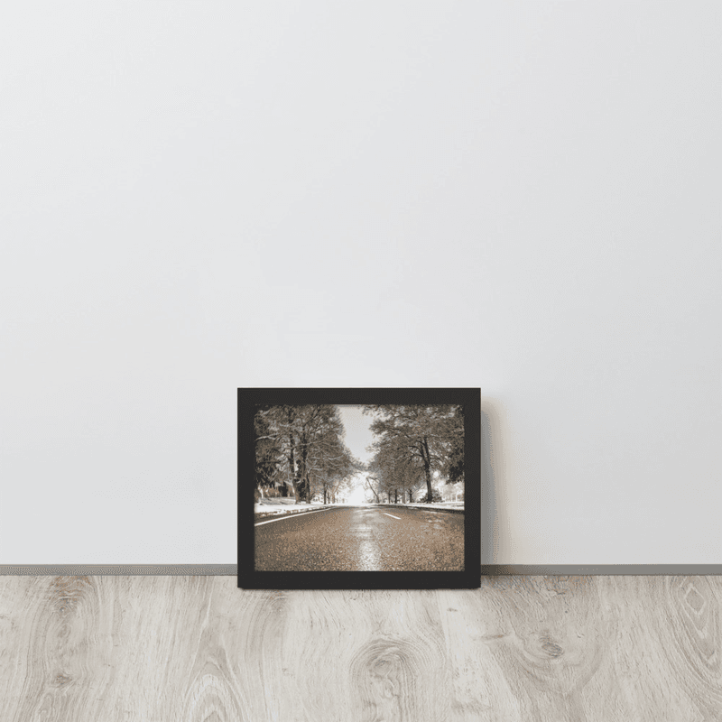 Quiet Winter Passage Poster