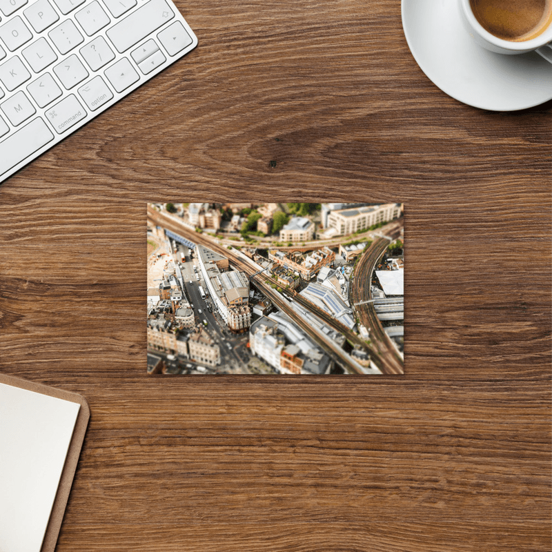 London Rail Lines Postcard