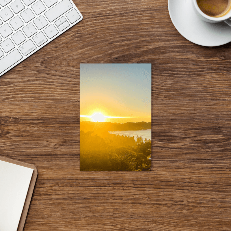 Sayulita Golden Horizon Postcard