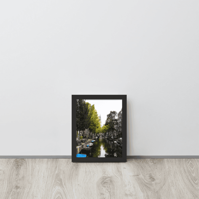Amsterdam Canal Serenity Poster