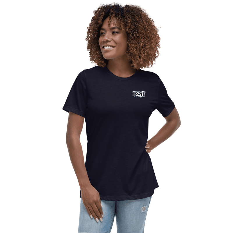RZST Stencil Womens Relaxed T-Shirt